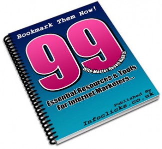 99 Resources and Tools MRR Ebook