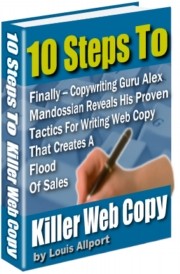 10 Steps To Killer Web Copy Resale Rights Ebook