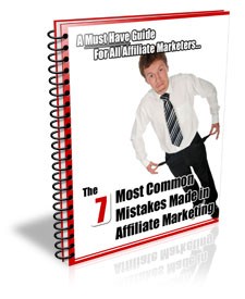 7 Most Common Mistakes Made In Affiliate Marketing PLR Ebook