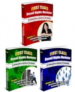 First Class Resell Rights Marketer Series MRR Ebook