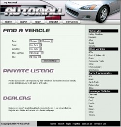 My Auto Mall – Metal Personal Use Template