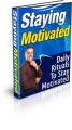 Staying Motivated Plr Ebook