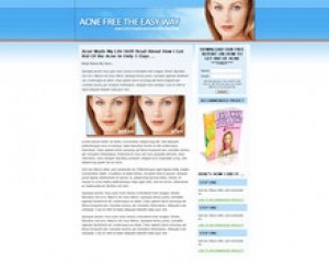 Acne Landing Page Template Personal Use Template