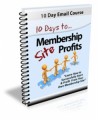 10 Days To Membership Site Profits Plr Autoresponder ...