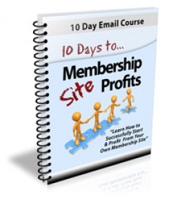 10 Days To Membership Site Profits Plr Autoresponder Messages