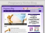 Pregnancy Niche Blog Personal Use Template With Video