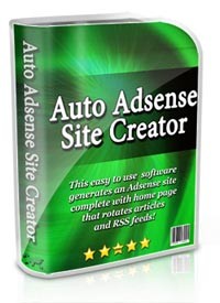 Auto Adsense Site Creator Resale Rights Software With Video