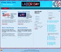 Labor Day Website Templates 3 PLR Template