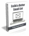 Build A Better Email List PLR Autoresponder Messages