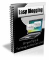Easy Blogging Newsletter PLR Autoresponder Messages 
