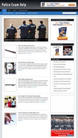 Police Exam Niche Blog Personal Use Template With Video