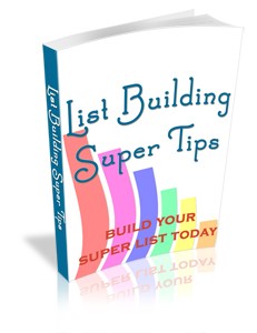 List Building Super Tips Mrr Ebook