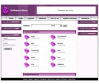 Software Store Purple Personal Use Template