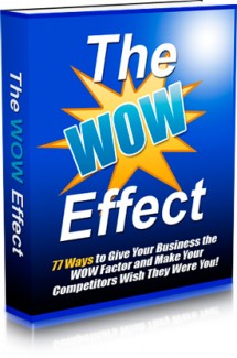 The WOW Effect Give Away Rights Ebook