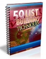 50 List Building Techniques Give Away Rights Ebook 