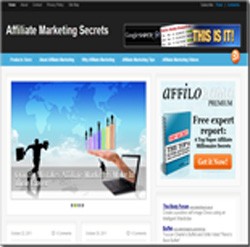 Affiliate Marketing Blog Personal Use Template With Video