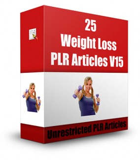 25 Weight Loss Plr Articles V15 PLR Article