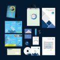 Blue Cool Print Design Personal Use Template