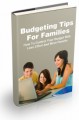 Budgeting Tips For Families MRR Ebook
