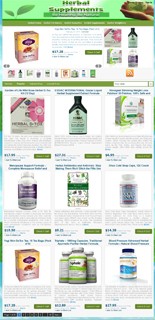Herbal Supplements Niche Blog PLR Template