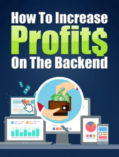 How To Increase Profits On The Backend PLR Ebook