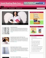 Speed Reading Niche Blog Personal Use Template With Video