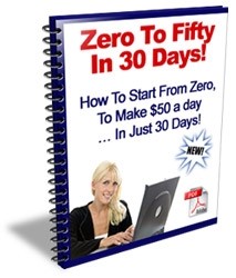 Zero To Fifty In 30 Days MRR Ebook