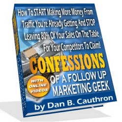 Confessions Of A Follow Up Marketing Geek MRR Ebook