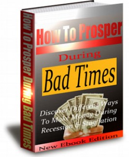 How To Prosper During Bad Times PLR Ebook