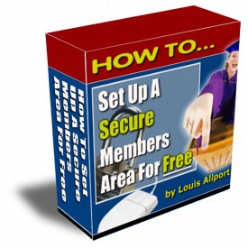 How To Set Up A Secure Members Area For Free Resale Rights Software