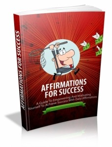 Affirmations For Success Mrr Ebook