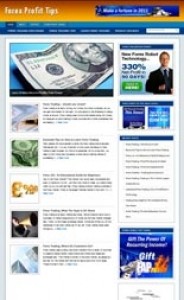 Forex Blog Personal Use Template