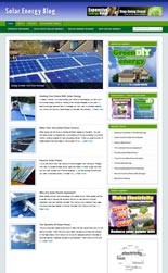 Solar Energy Niche Blog Personal Use Template With Video