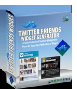 Twitter Friends Widget Give Away Rights Software