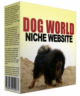 Dog World Flipping Niche Site Personal Use Template