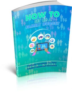 How To Set Up A Family Budget PLR Ebook