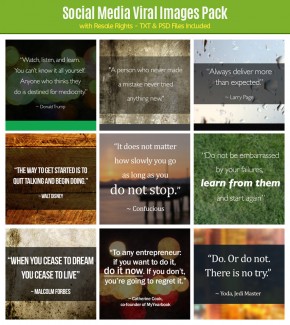 Social Media Viral Quotes Personal Use Graphic