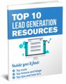 Top 10 Lead Generation Resources MRR Ebook With Audio