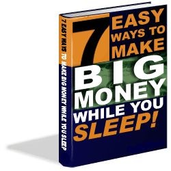 7 Easy Ways To Make Big Money While You Sleep Plr Ebook