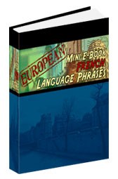 European Mini E-Book French Language Phrases Resale Rights Software