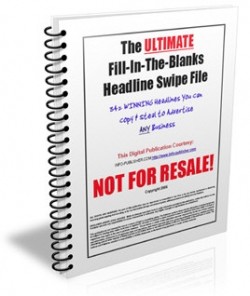 Headline Swipe File Personal Use Ebook