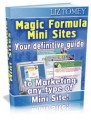 Magic Formula Mini Sites MRR Ebook