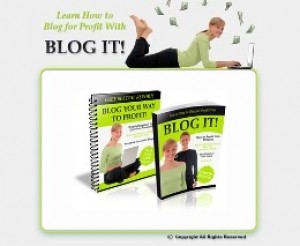 Blog It Plr Ebook With Resale Rights  Minisite Template