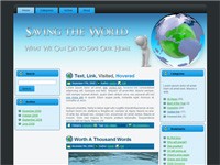 Save The World WordPress Theme Resale Rights Template