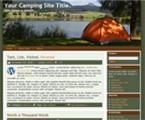 Camping Website Theme Resale Rights Template