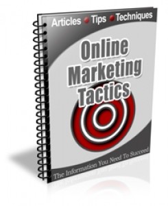 Online Marketing Tactics Newsletter Plr Autoresponder Messages