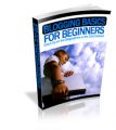 Blogging Basics For Beginners PLR Ebook