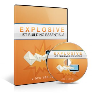 Explosive List Building Essentials Upgrade MRR Video With Audio