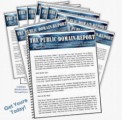 The Public Domain Report MRR Ebook