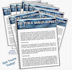 The Public Domain Report MRR Ebook